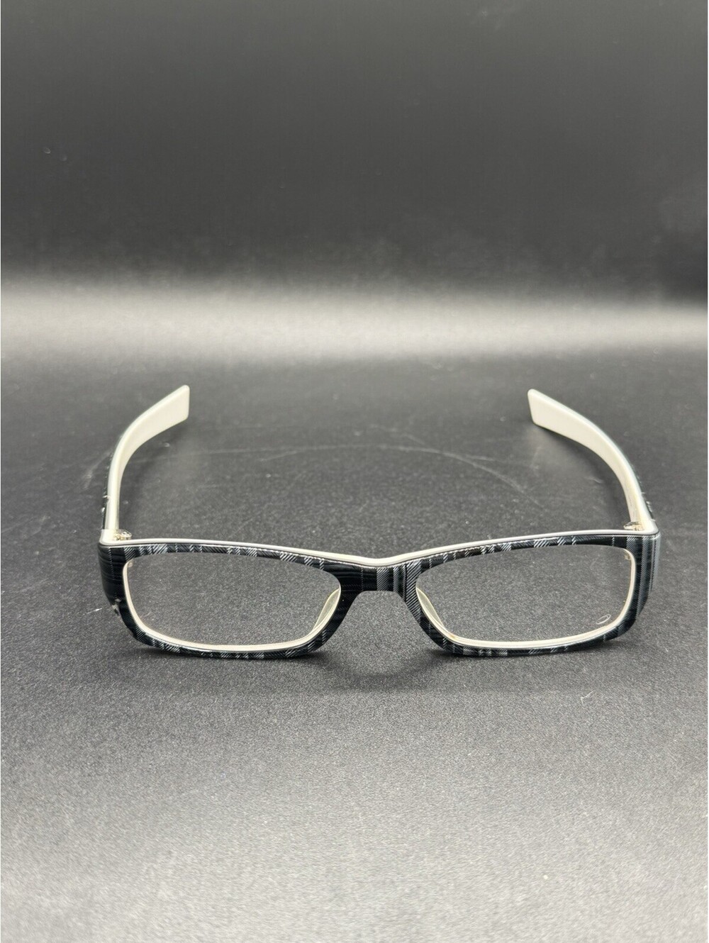 Oakley Tumbler Eyeglasses Black Plaid 51-17-135